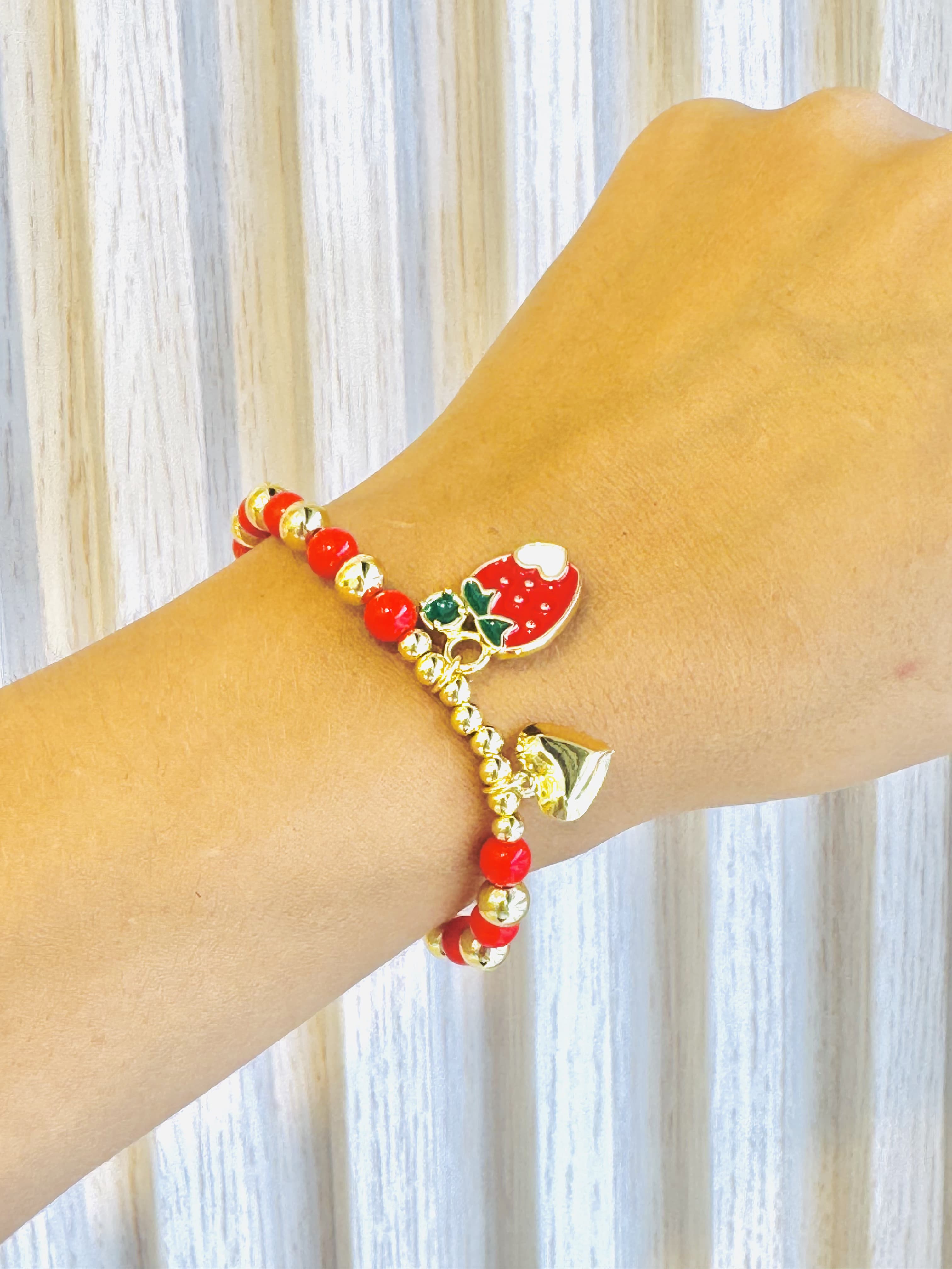 Pulsera Strawberry Love