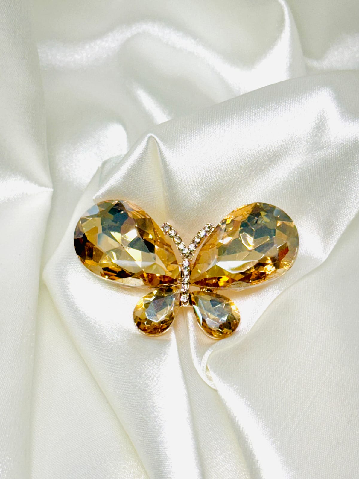 broche gold shine butterfly