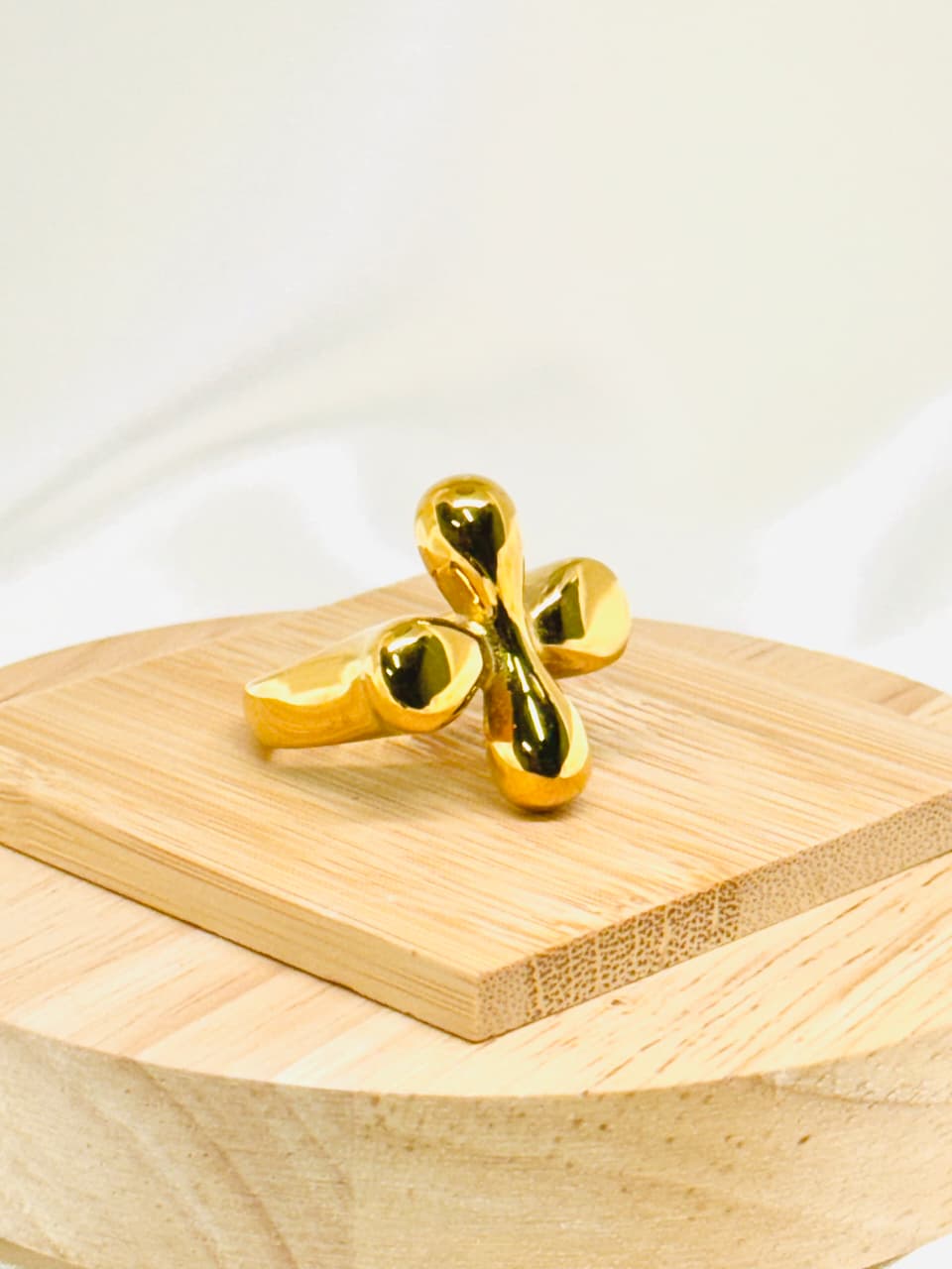 Anillo chuncky flor