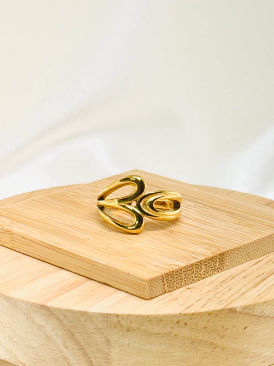 Anillo chuncky corazon