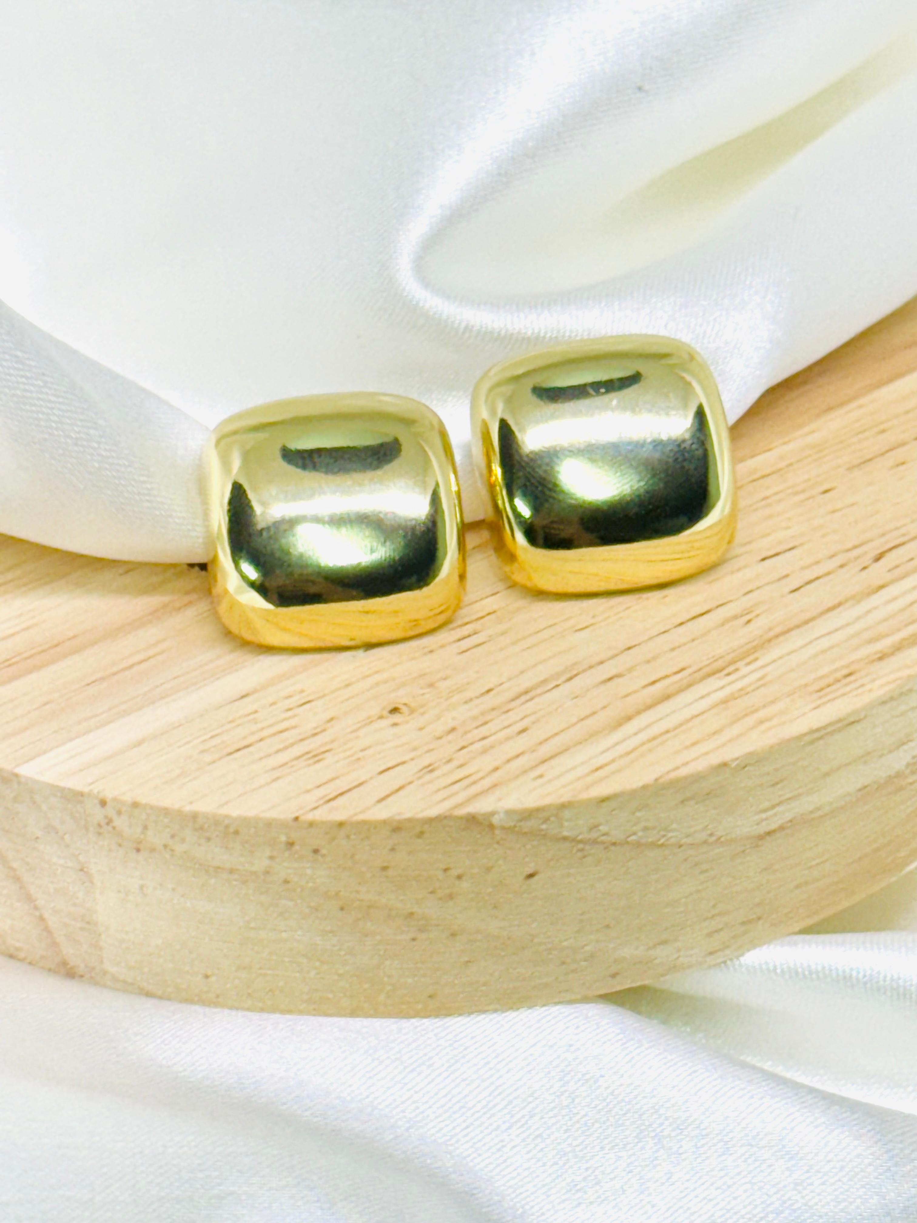 Aretes Chuncky cuadrados