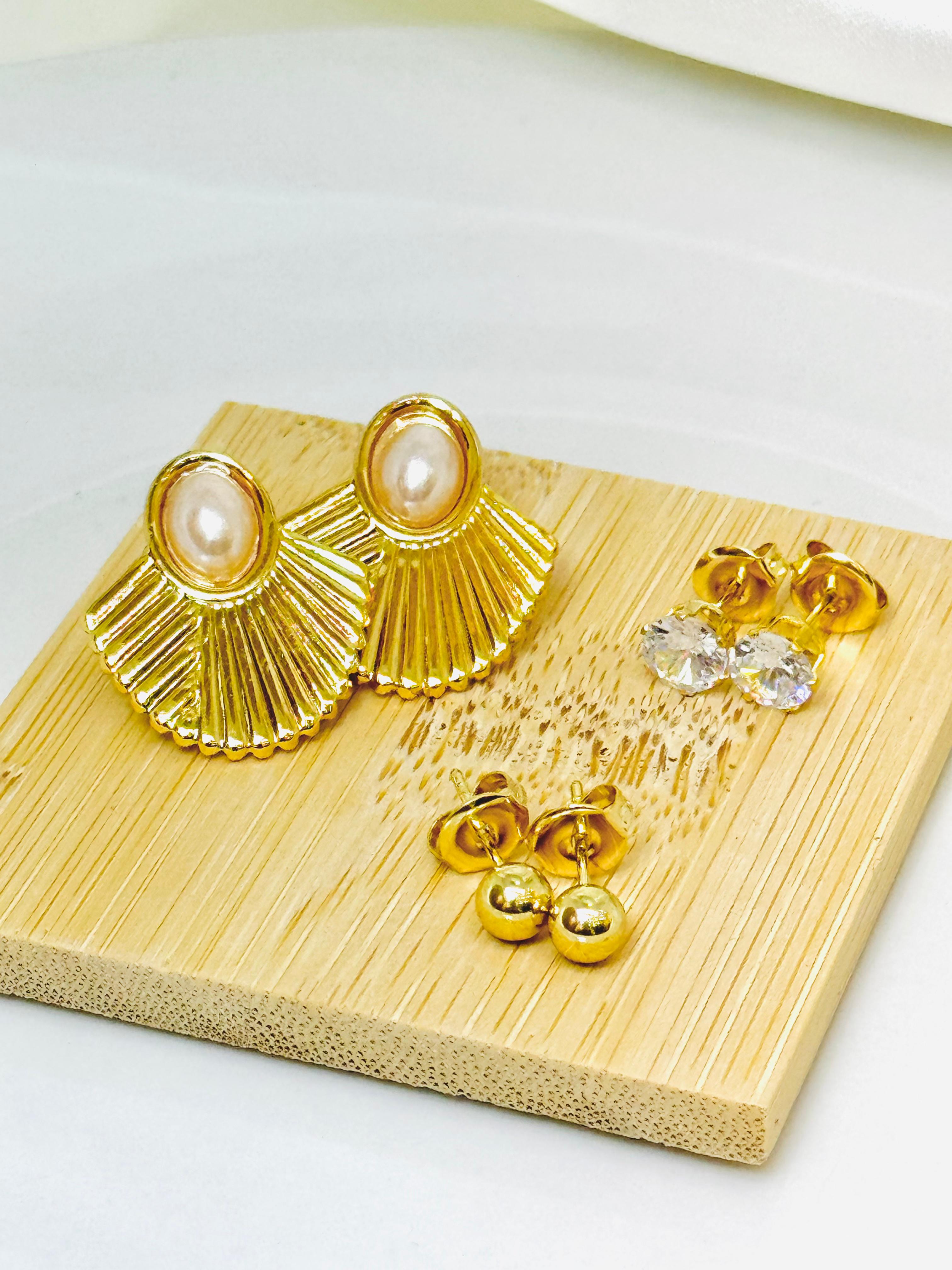 Trio de aretes