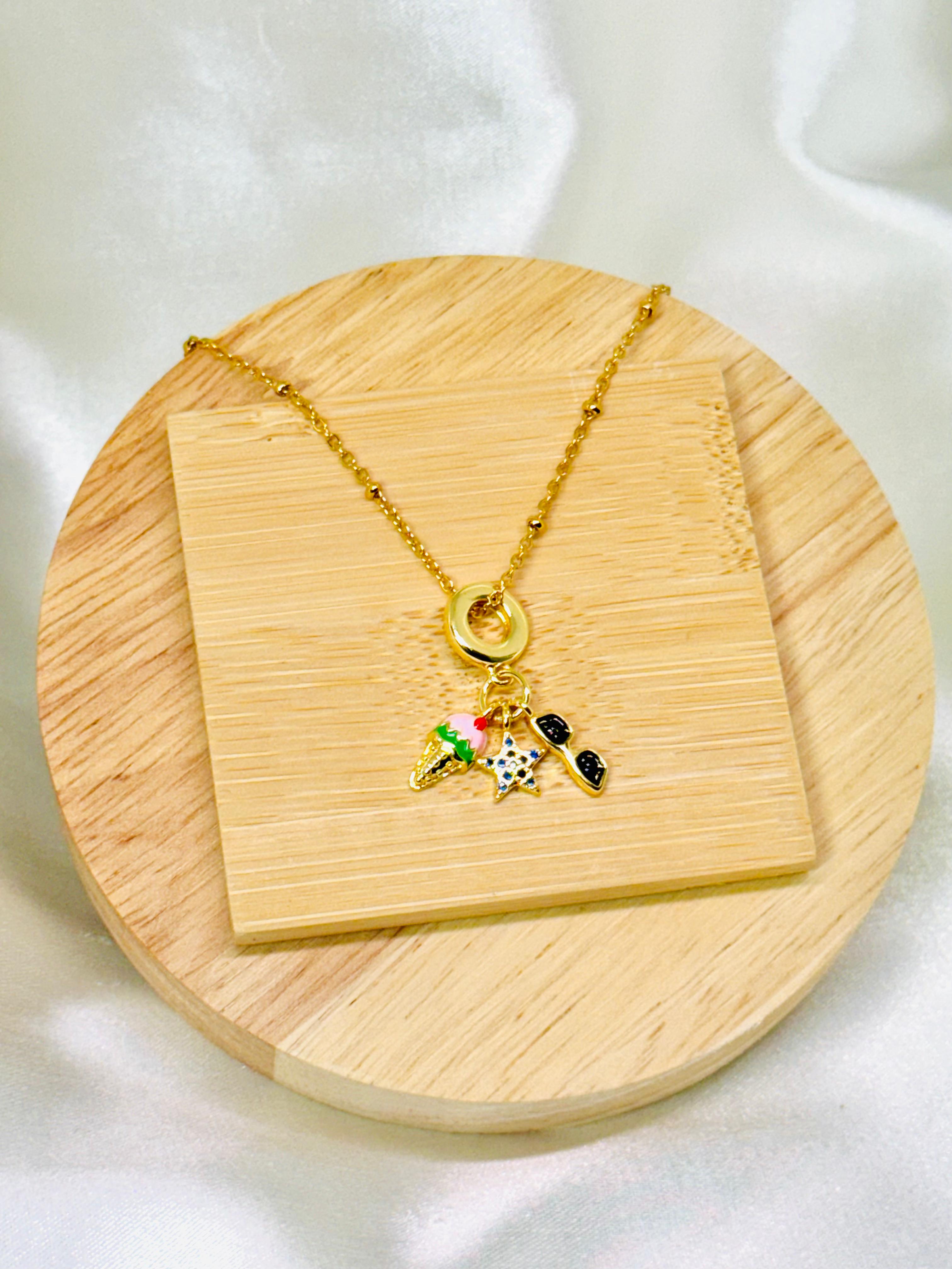 Collar dijes sunny