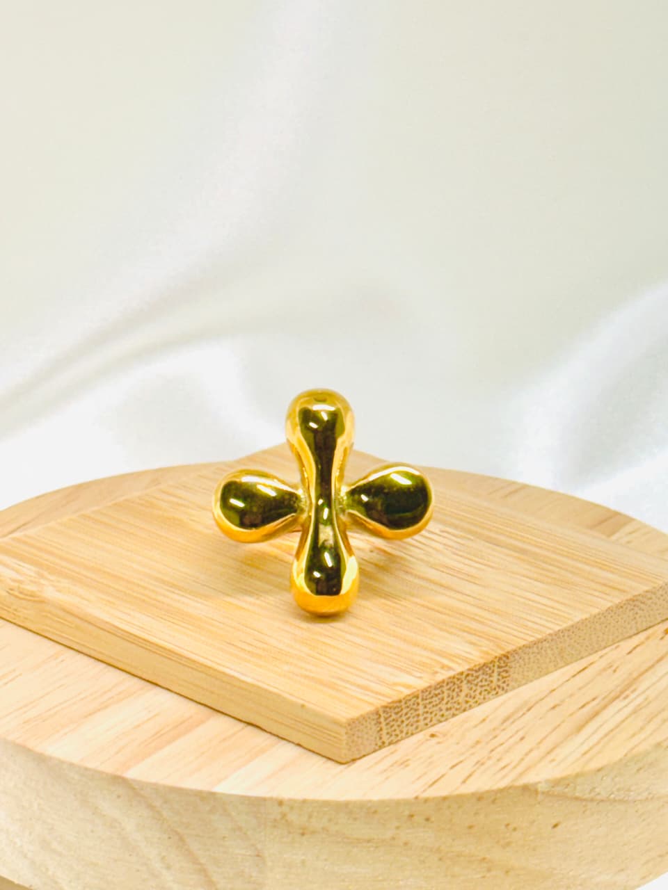 Anillo chuncky flor